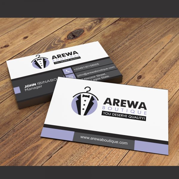 Business card and stationary design