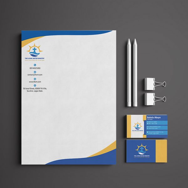 Business card and stationary design