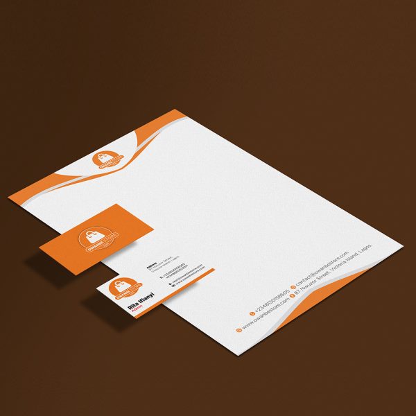 Business card and stationary design